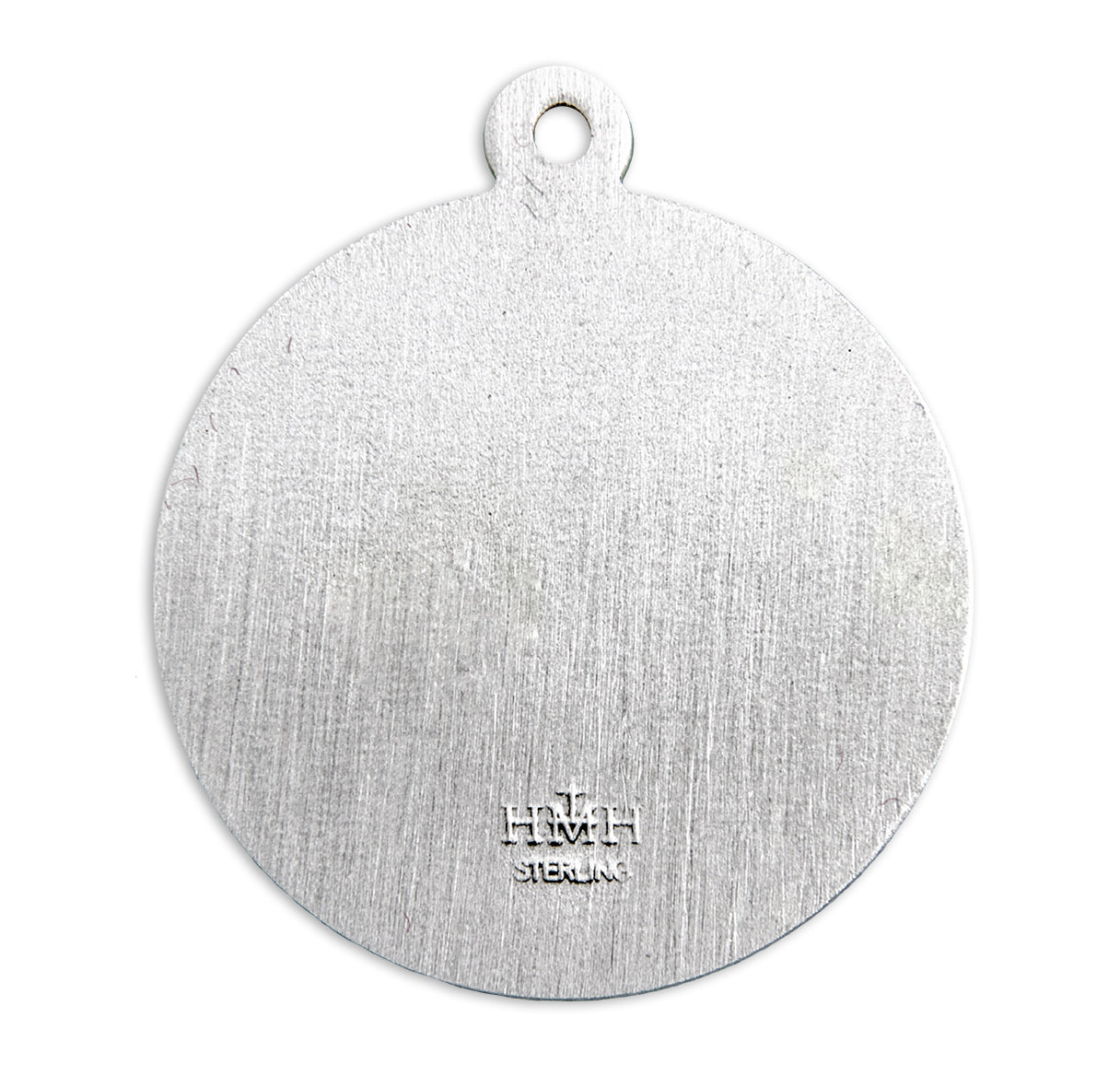 Saint Michael Round Sterling Silver Medal