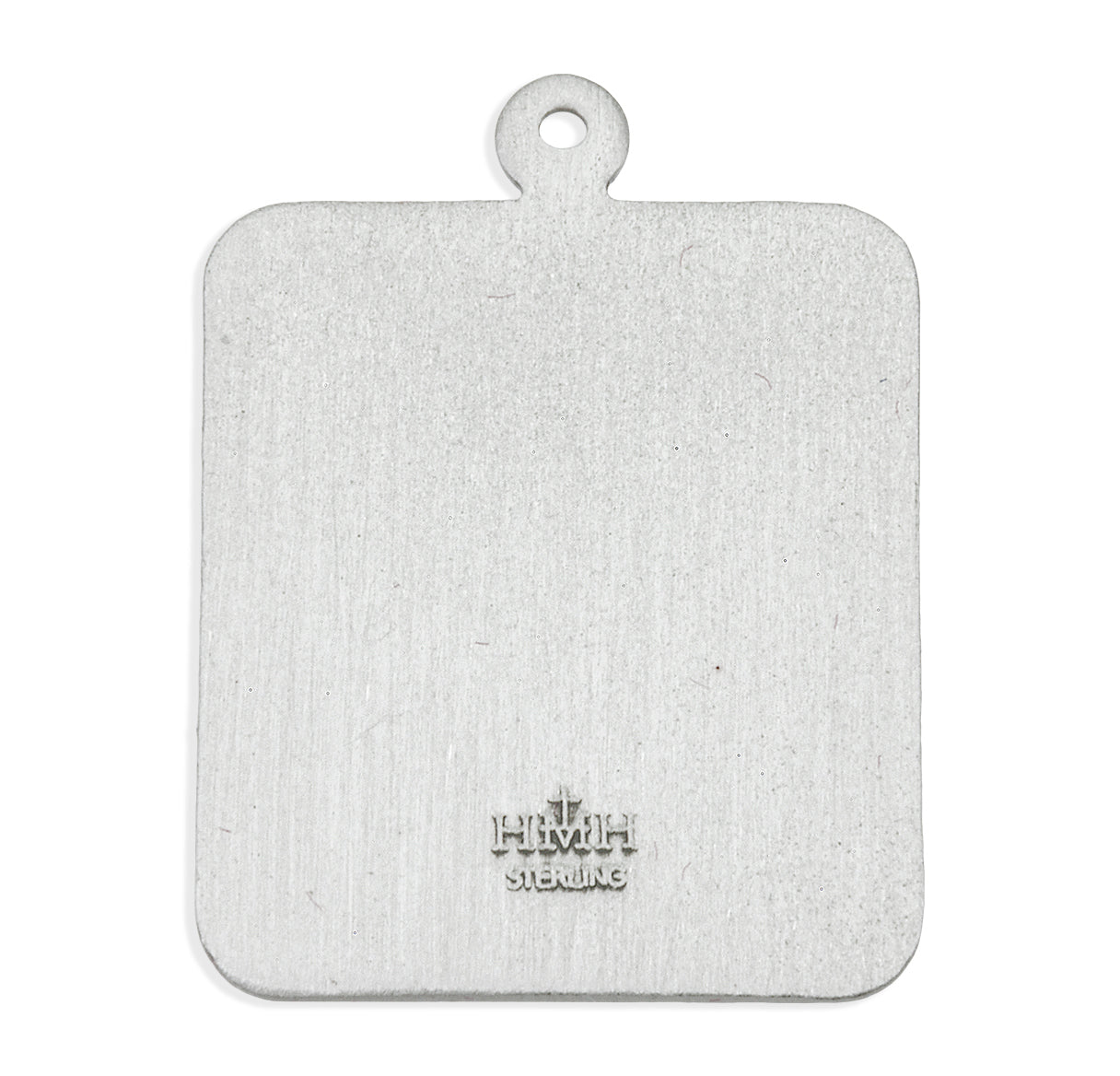 Saint Michael Square Sterling Silver Medal