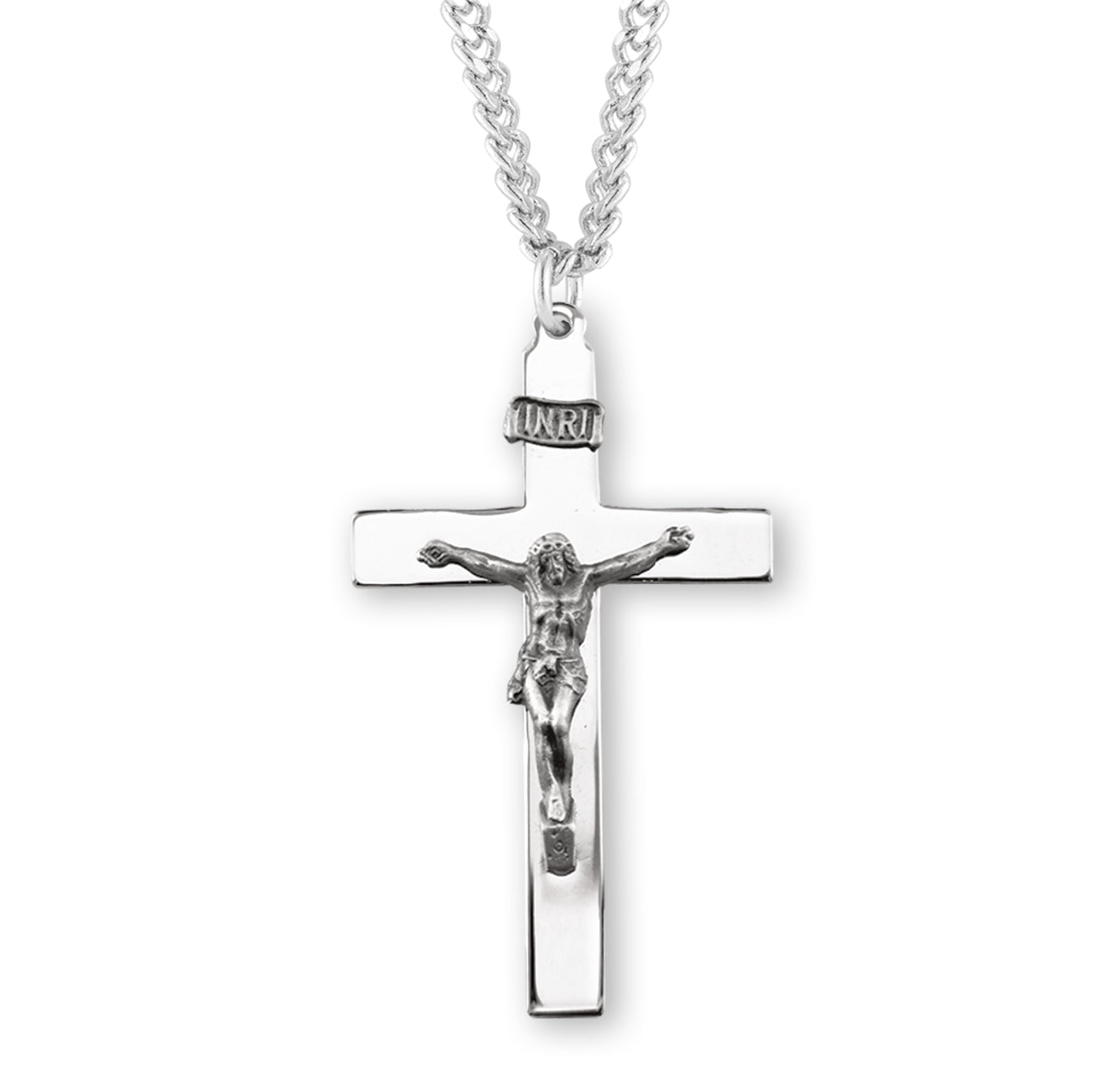 Sterling Silver Rosary Cfx 30" Ch-Bxd