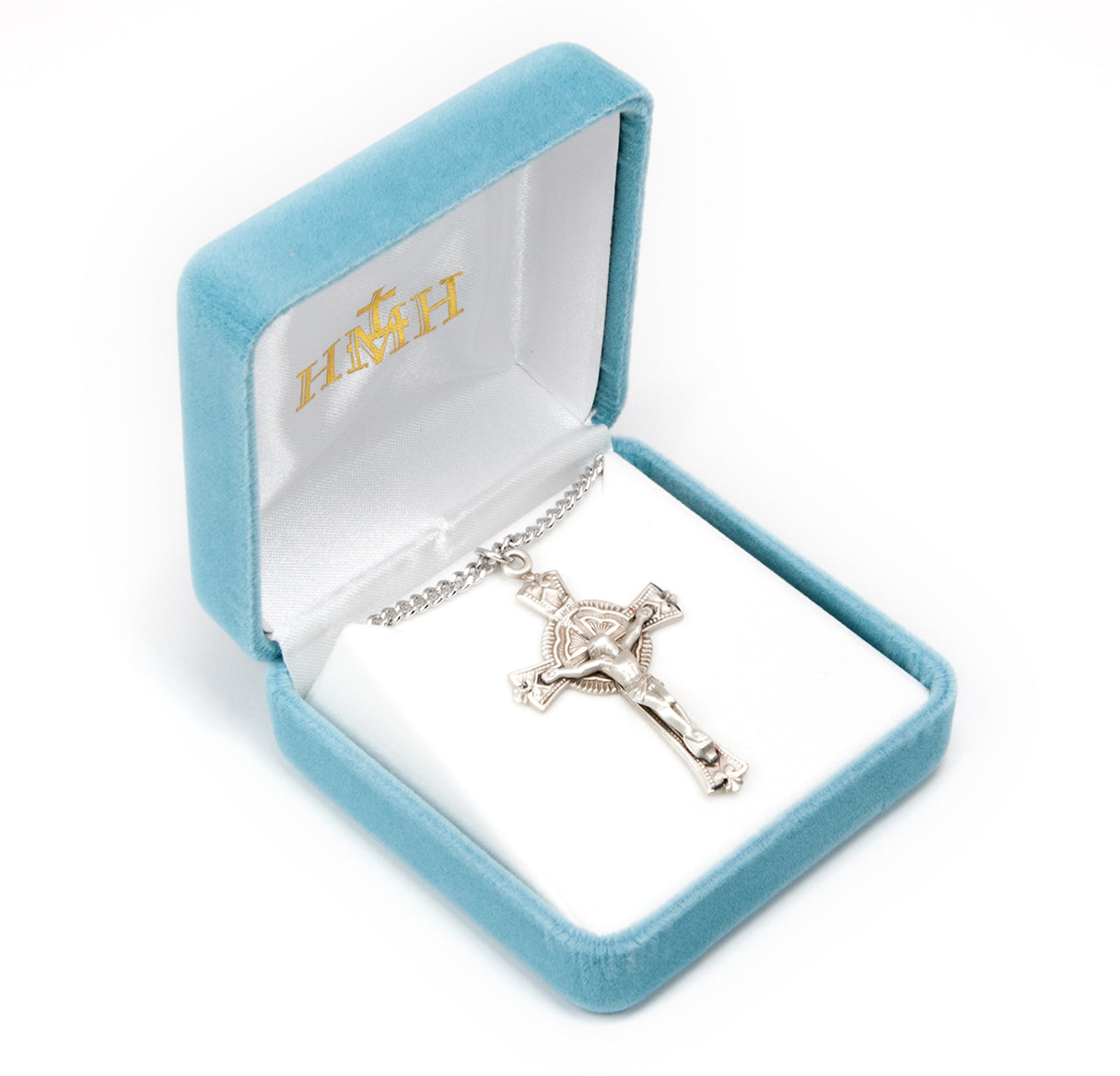 Sterling Silver Fine Detailed Crucifix
