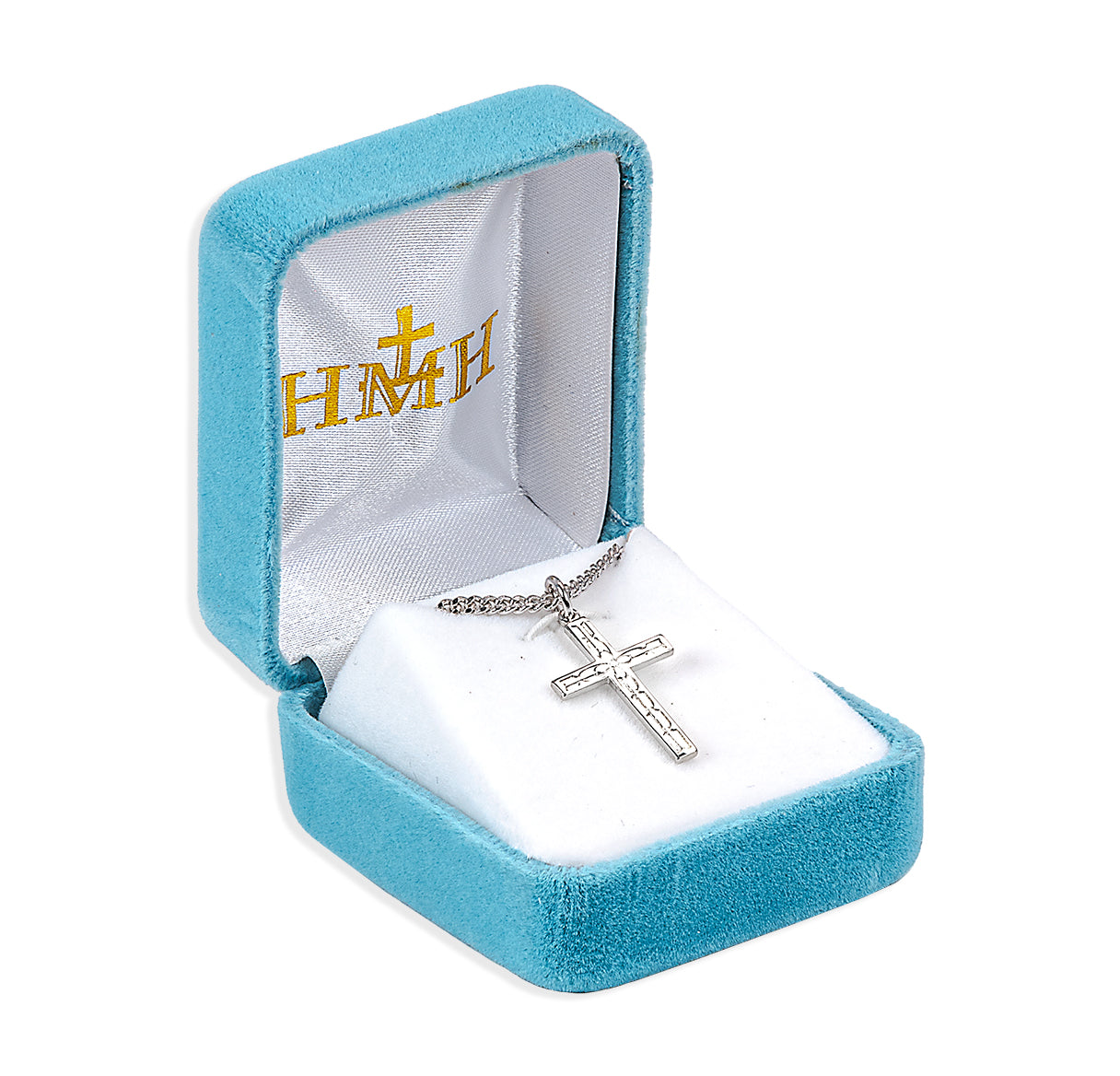Sterling Silver Scrollwork Design Cross