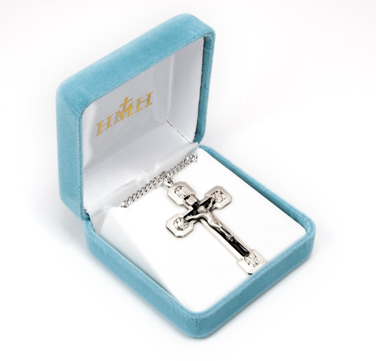 Four Evangelists Sterling Silver Crucifix