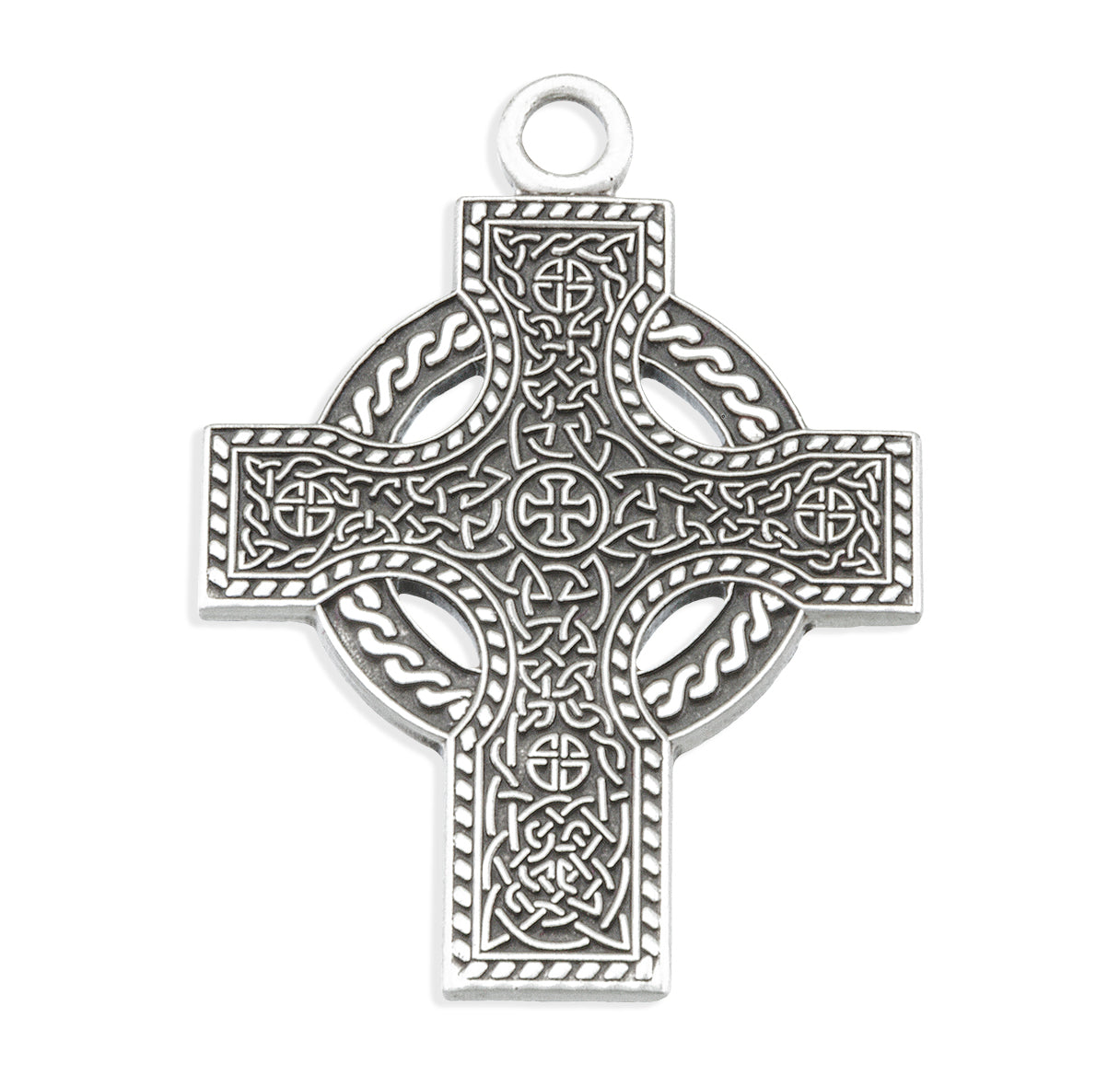 Sterling Silver Irish Celtic cross Pendant