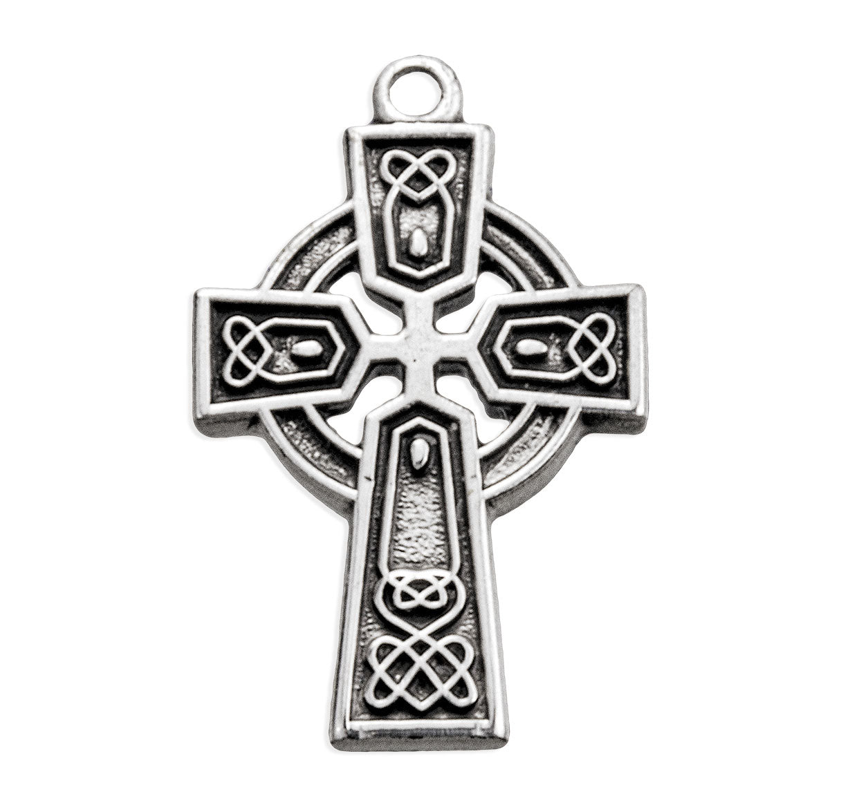 Sterling Silver Tiny Celtic Cross 20" Ch-Bxd