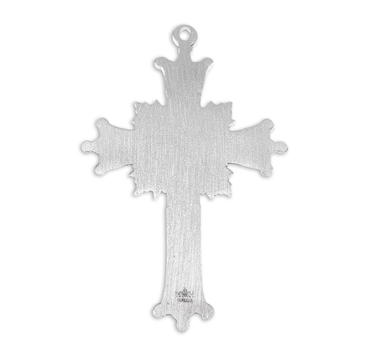 Sunburst Sterling Silver Crucifix