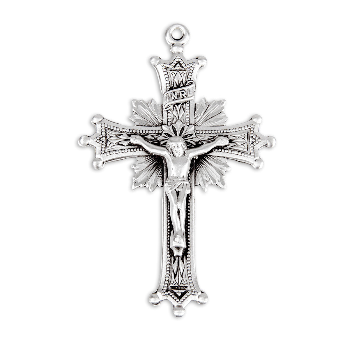 Sterling Silver Rosary Cfx 27" Ch-Bxd