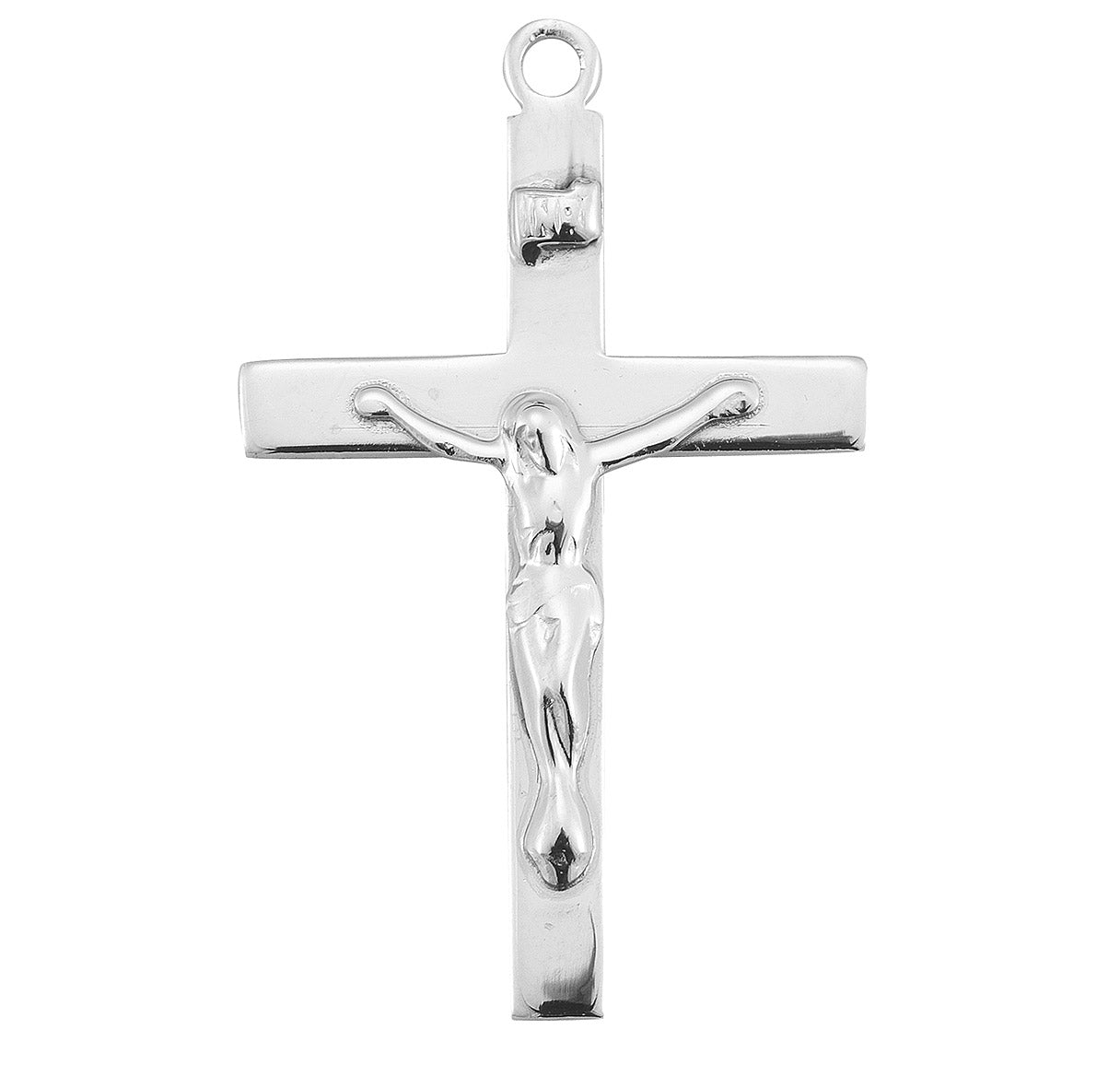 Sterling Silver Med Plain High Polished Cfx 27" Ch-Bxd