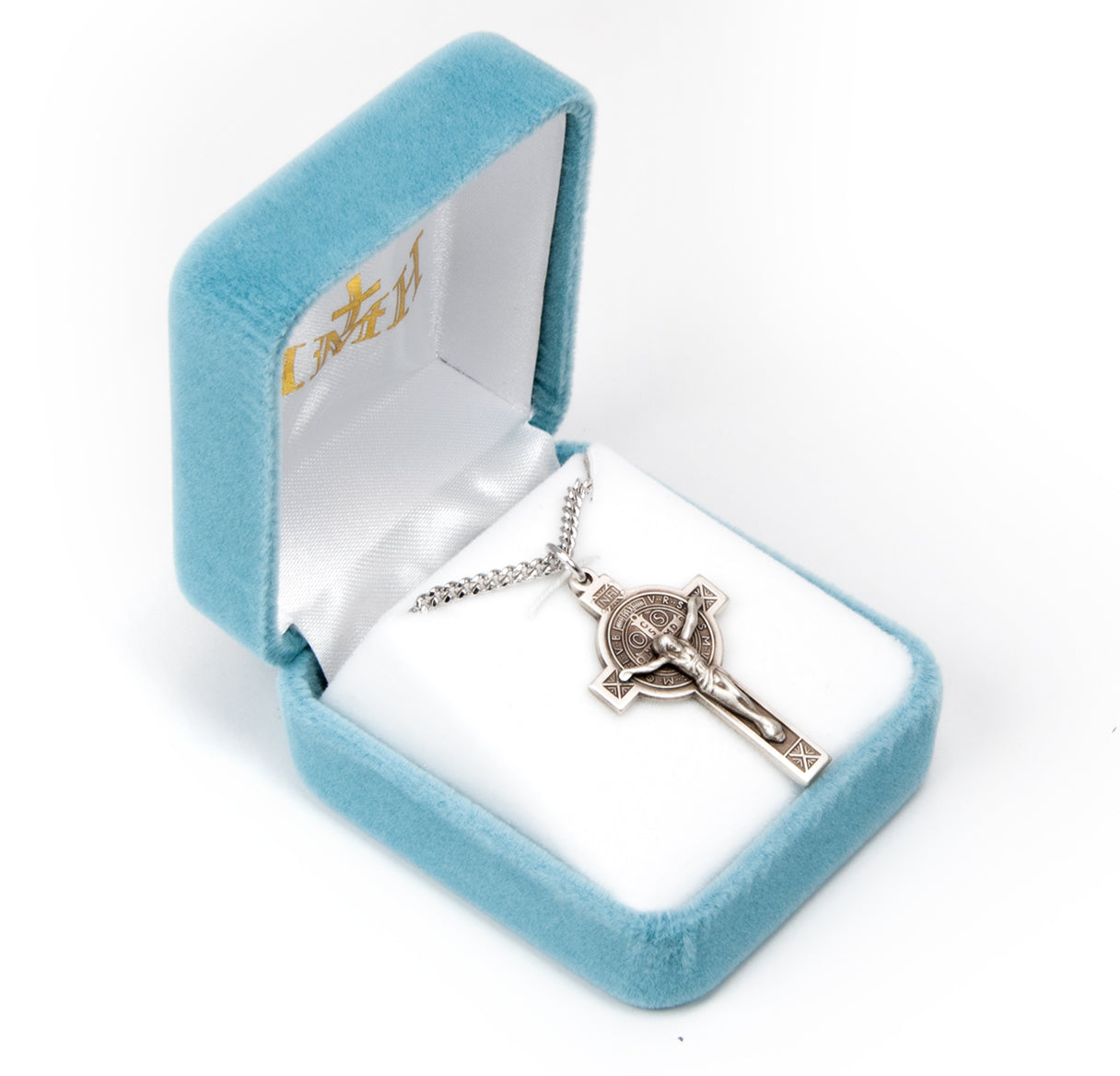 Saint Benedict Jubilee Sterling Silver Medal/Crucifix