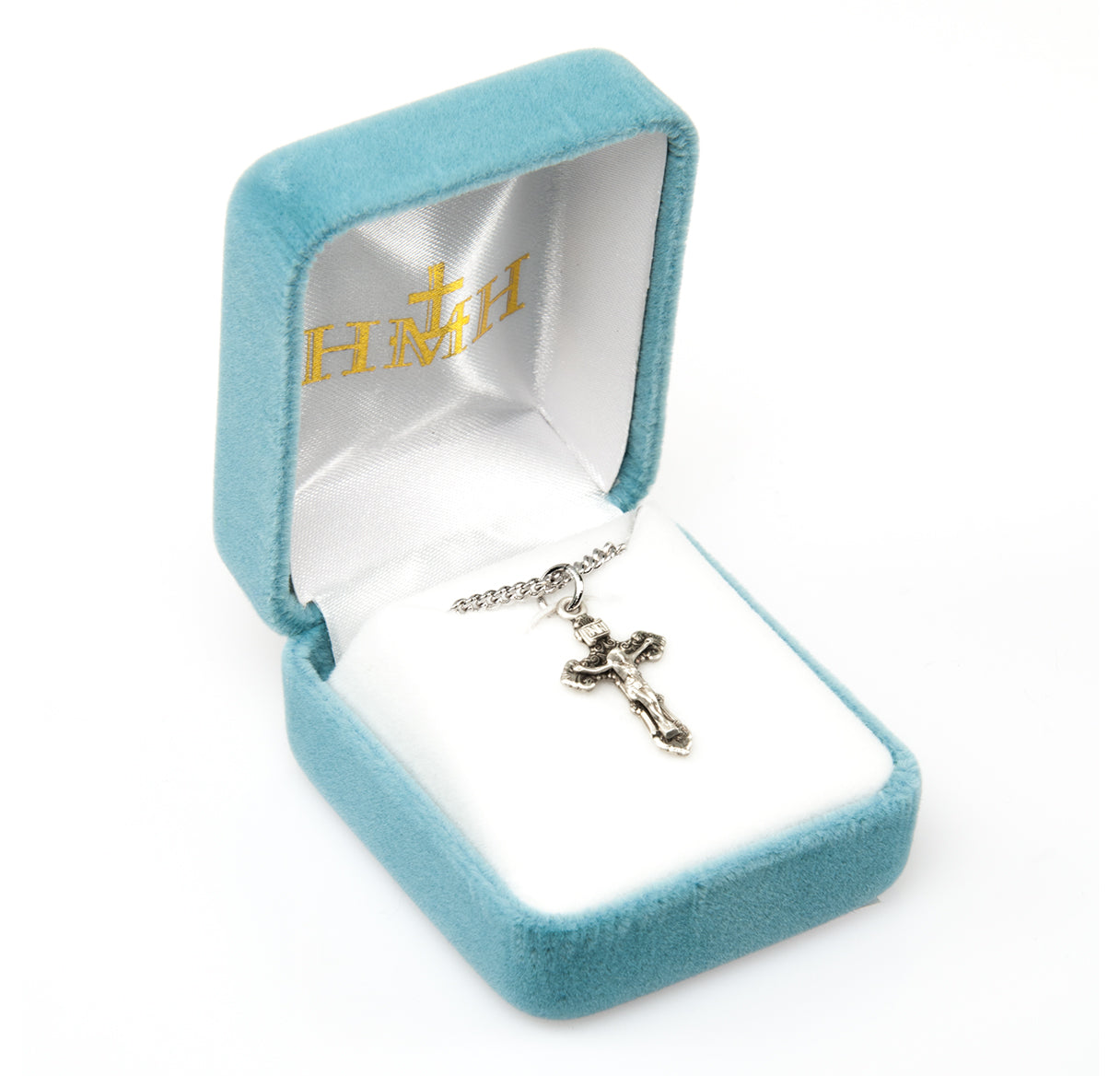Sterling Silver Fancy Filigree Crucifix