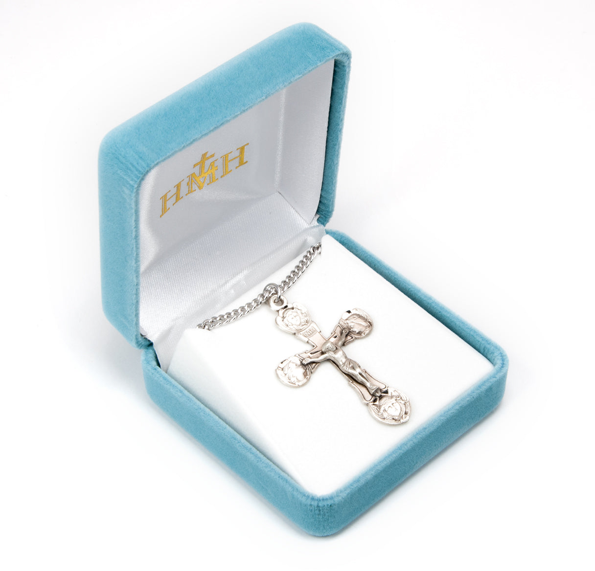 Angels Sterling Silver Crucifix