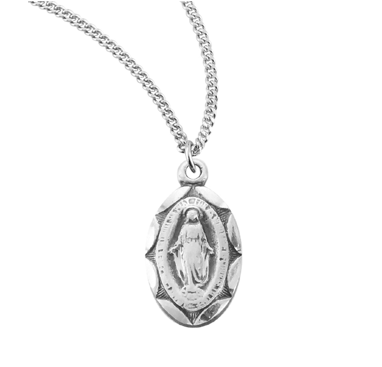 Sterling Silver Tiny Mirac 18" (Thin) Ch-Bxd