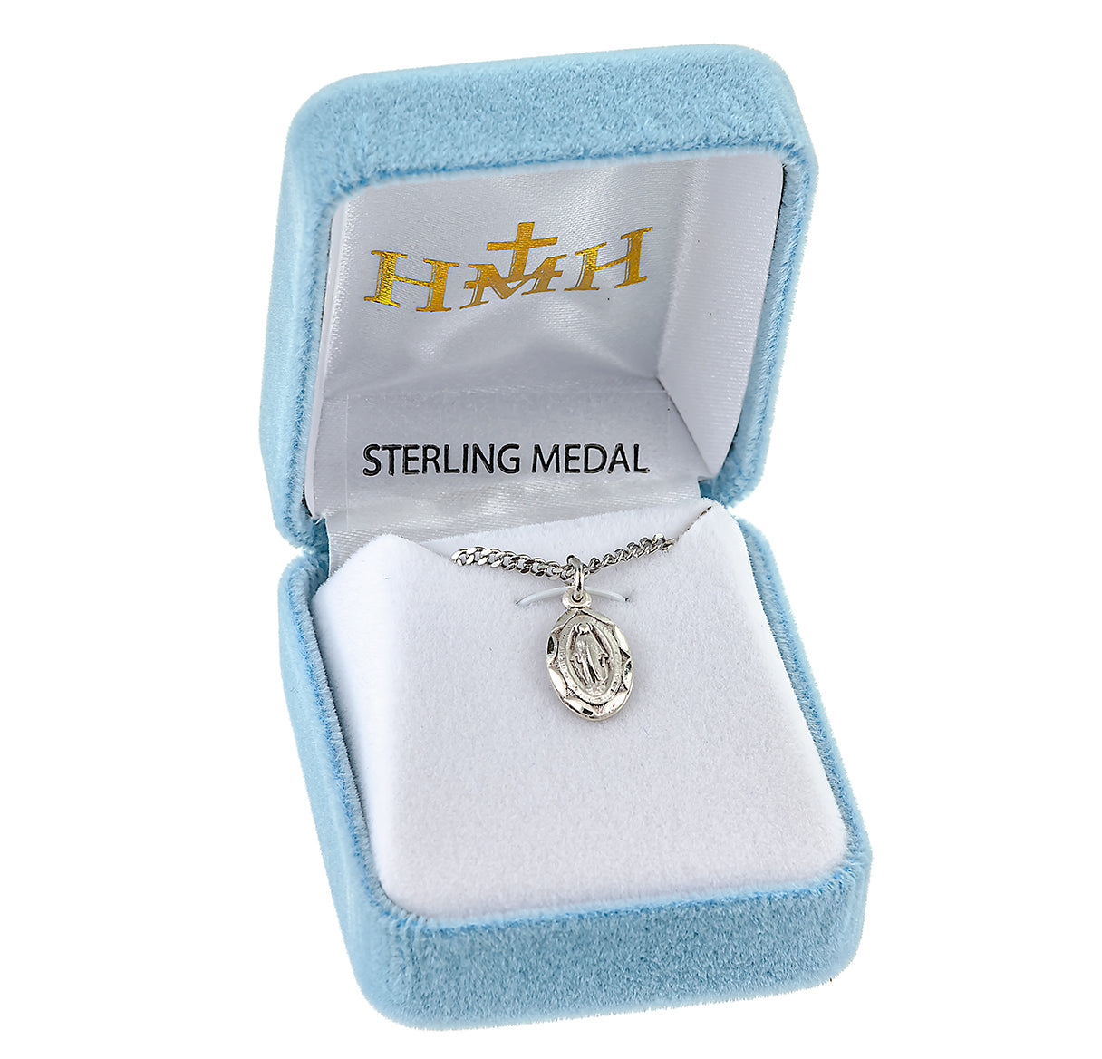 Sterling Silver Tiny Mirac 18" (Thin) Ch-Bxd