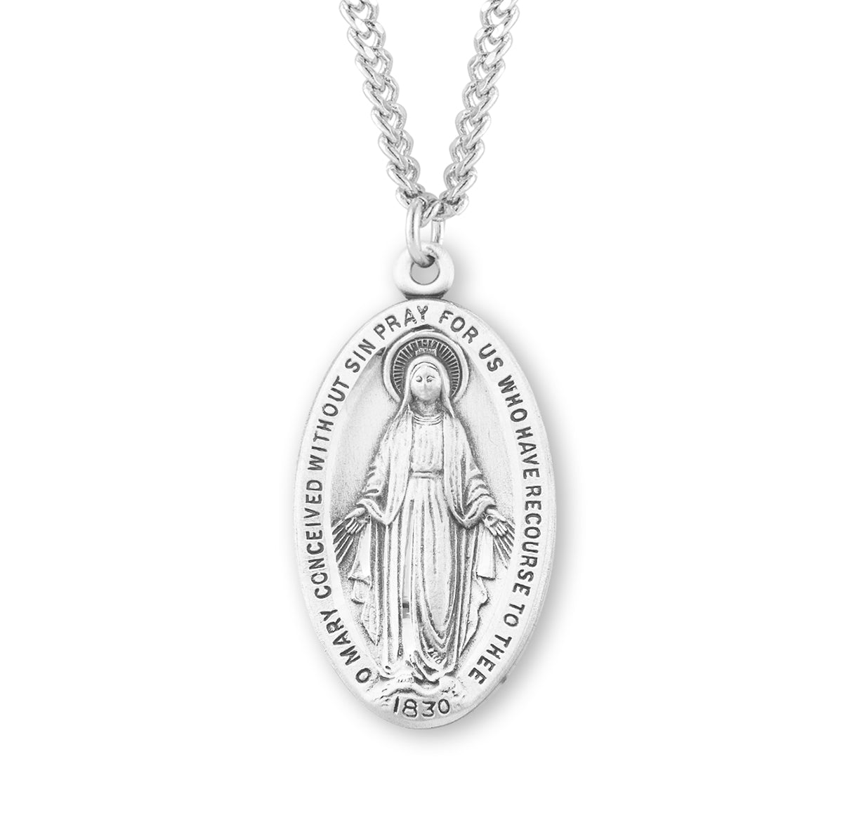Sterling Silver Med Mirac 24"