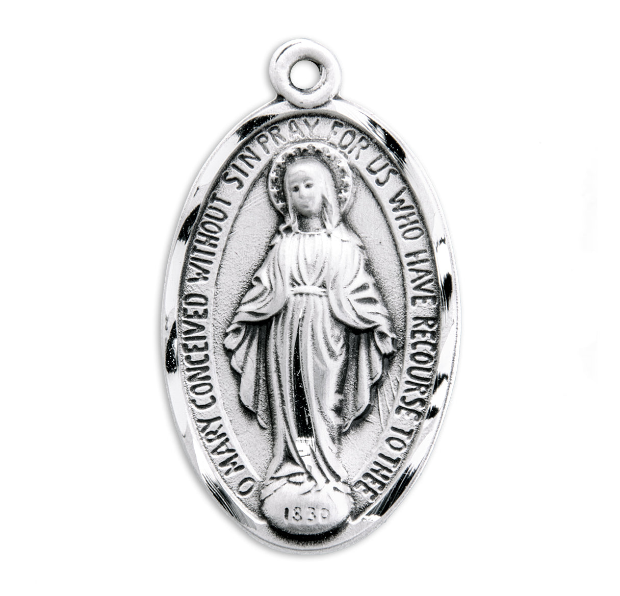 Sterling Silver Med Mirac 24"