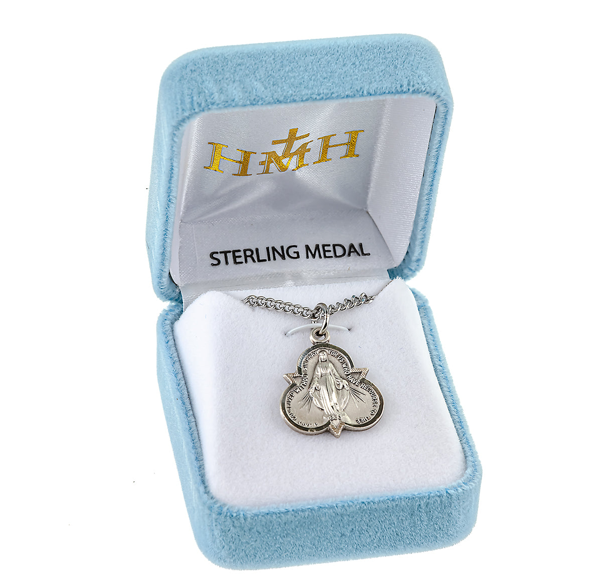 Sterling Silver Trinity Mirac 20" Ch-Bxd