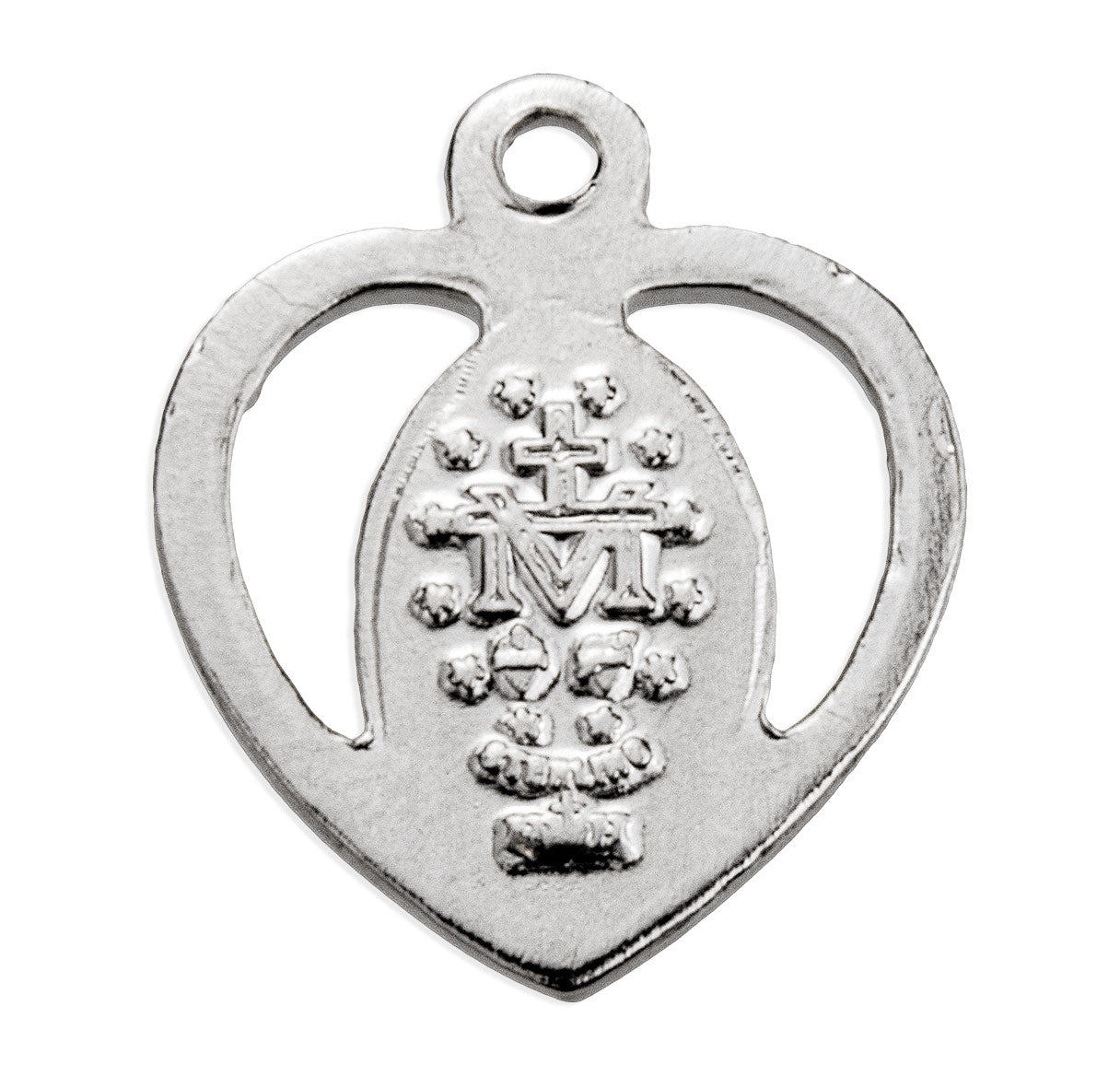 Sterling Silver Blue Epoxy Miraculous Medal