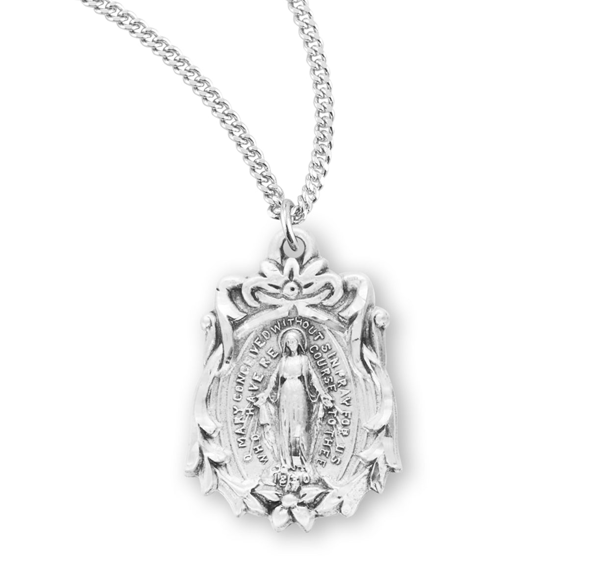 Sterling Silver Fancy Mirac-16" Ch-Bxd