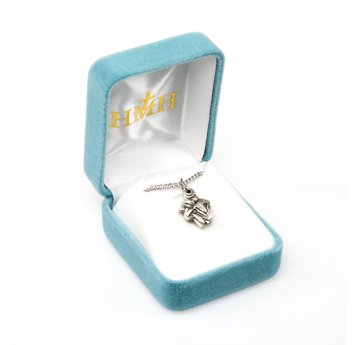 Sterling Silver Easter Lily Triple Slide Medal