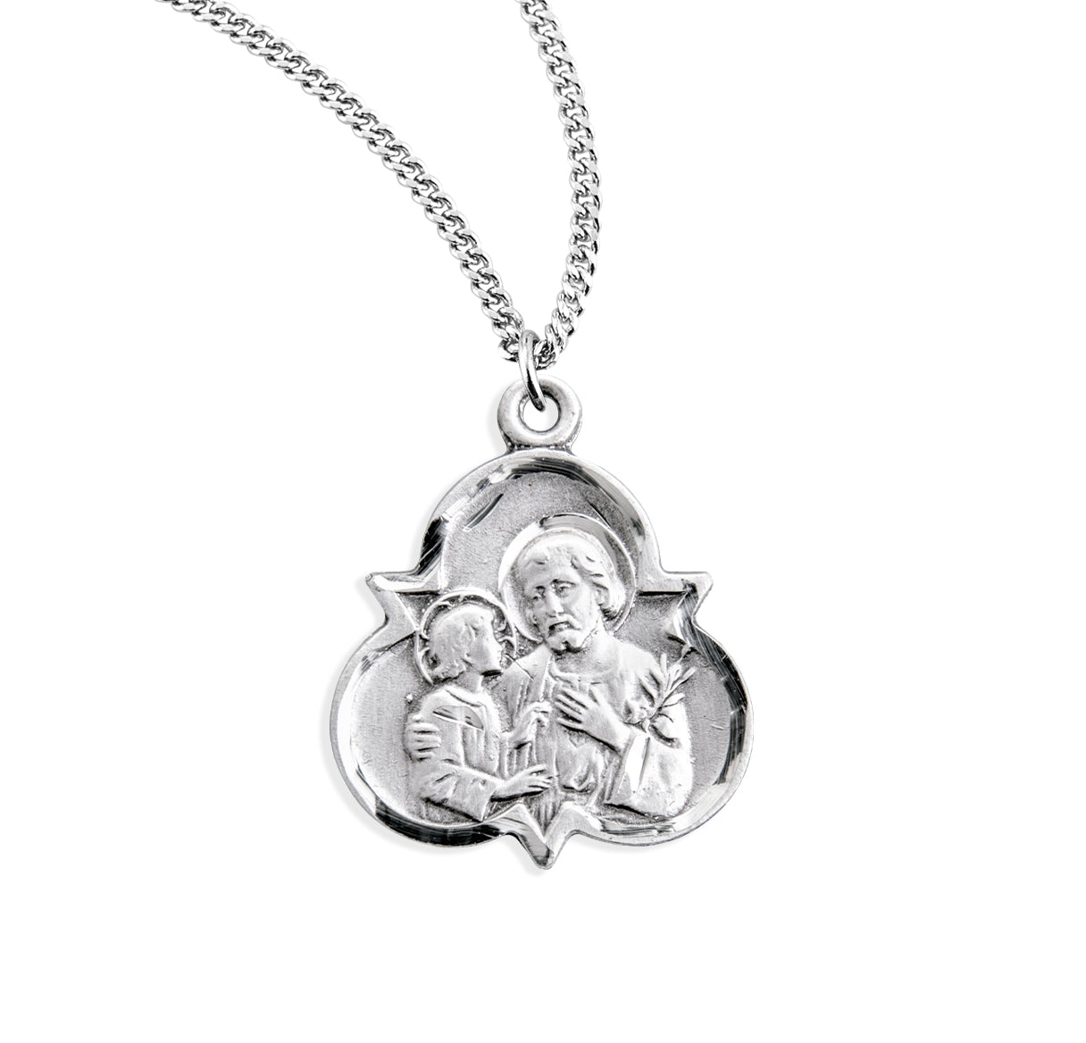 Sterling Silver Trinity St. Joseph-24" Ch-Bxd