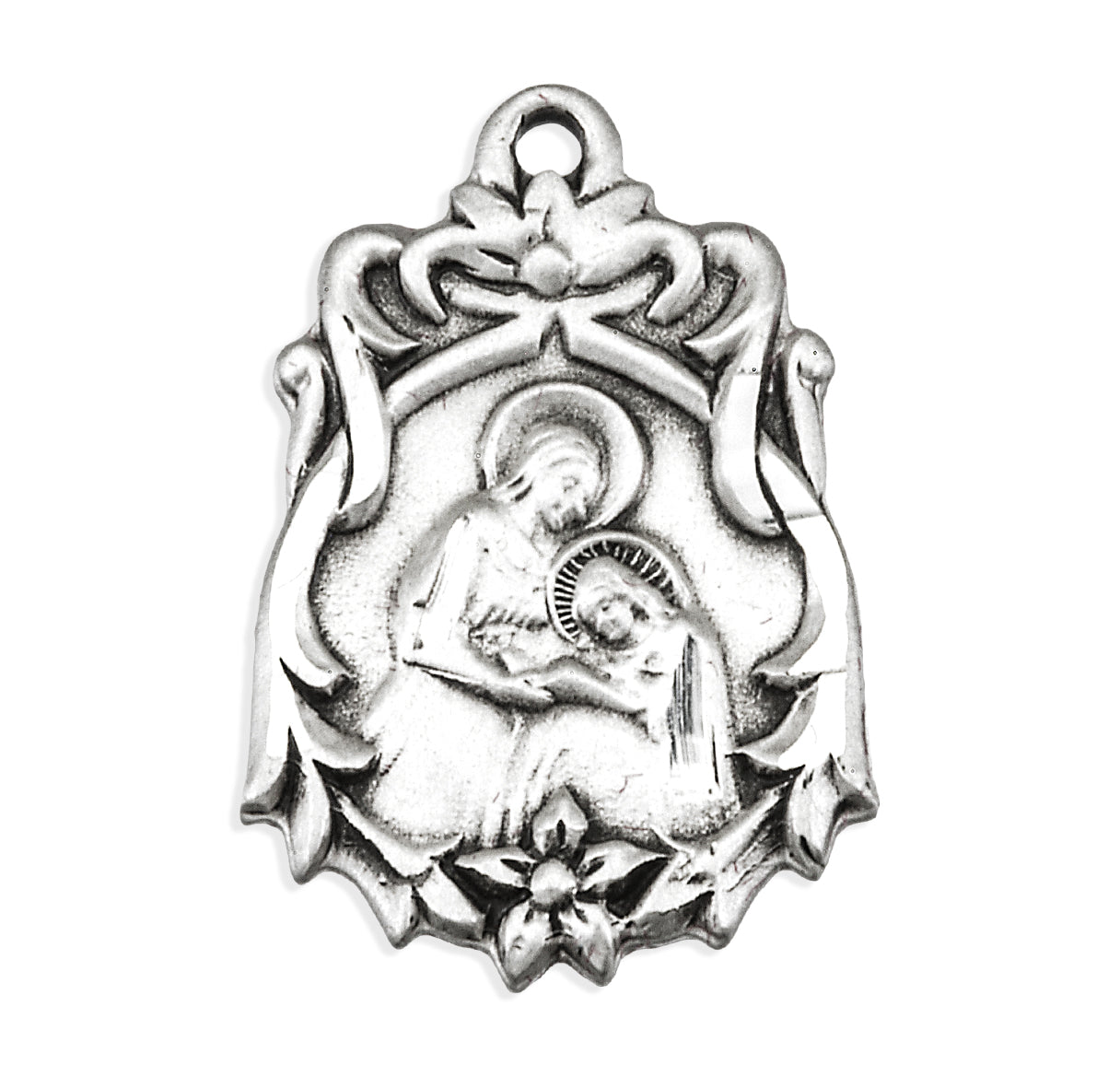 Sterling Silver Fancy St. Anne-18" Ch-Bxd