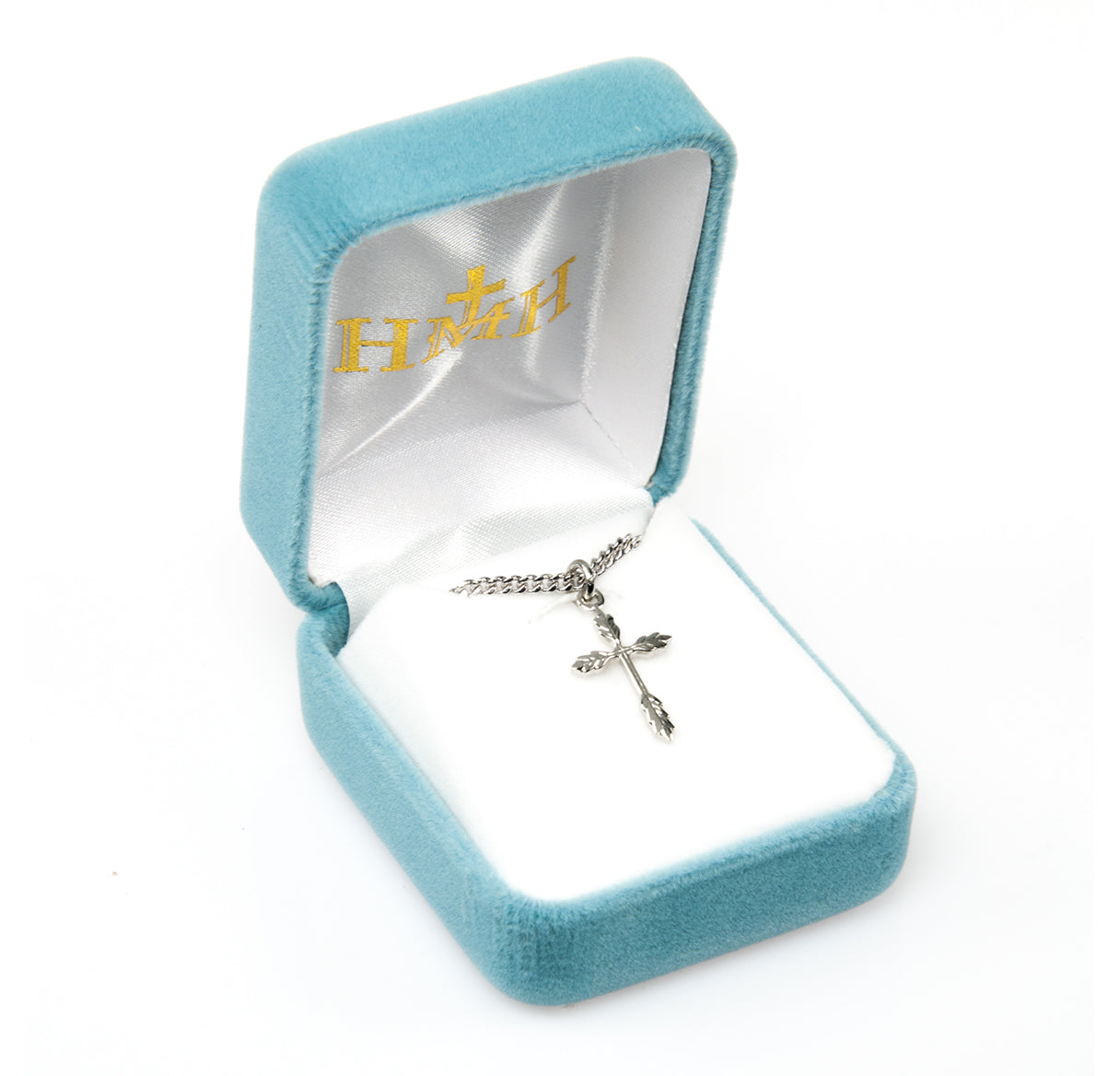 Sterling Silver Wheat Cross