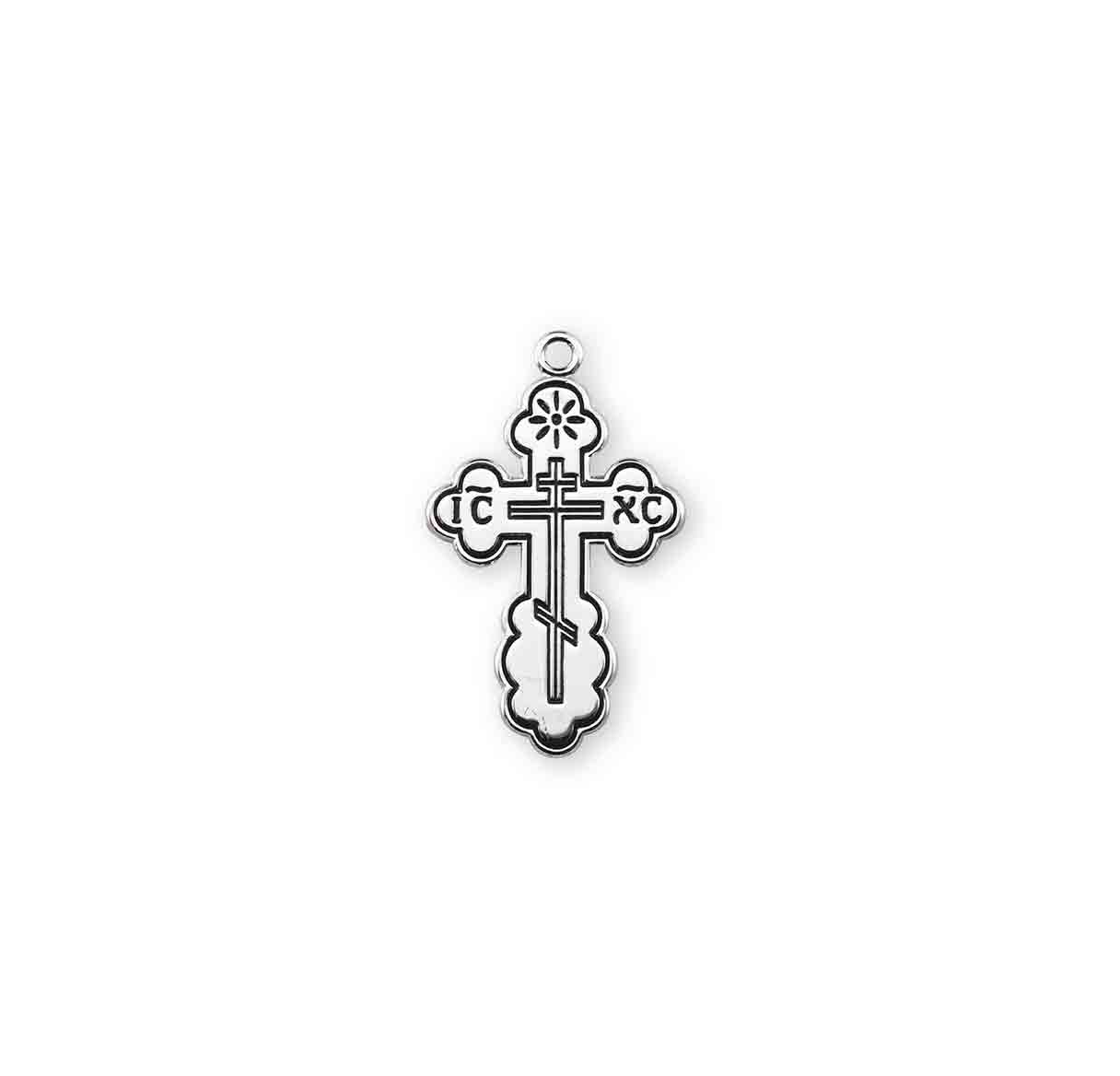 Sterling Silver Byzantine Cross