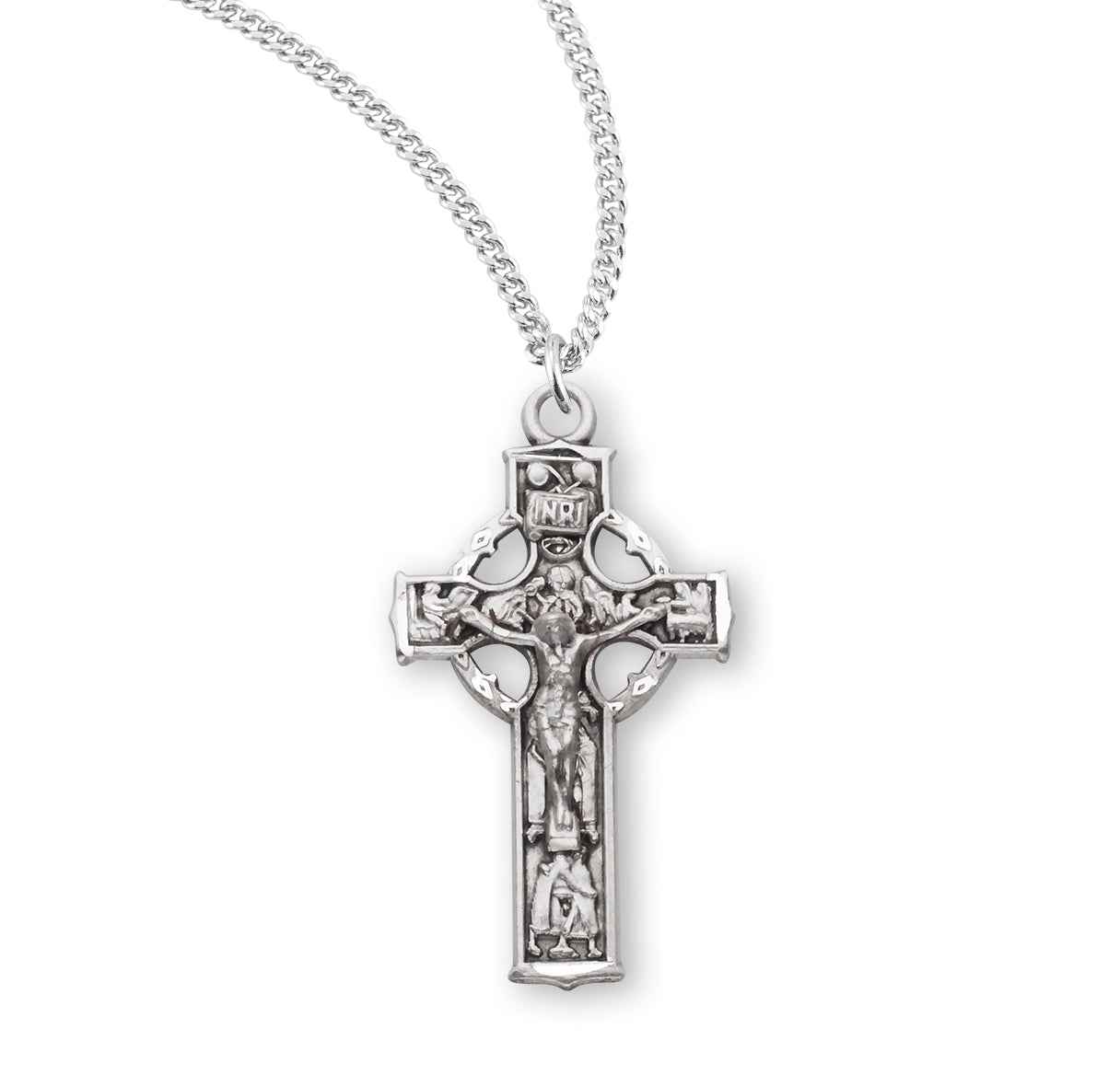 Sterling Silver Celtic Crucifix