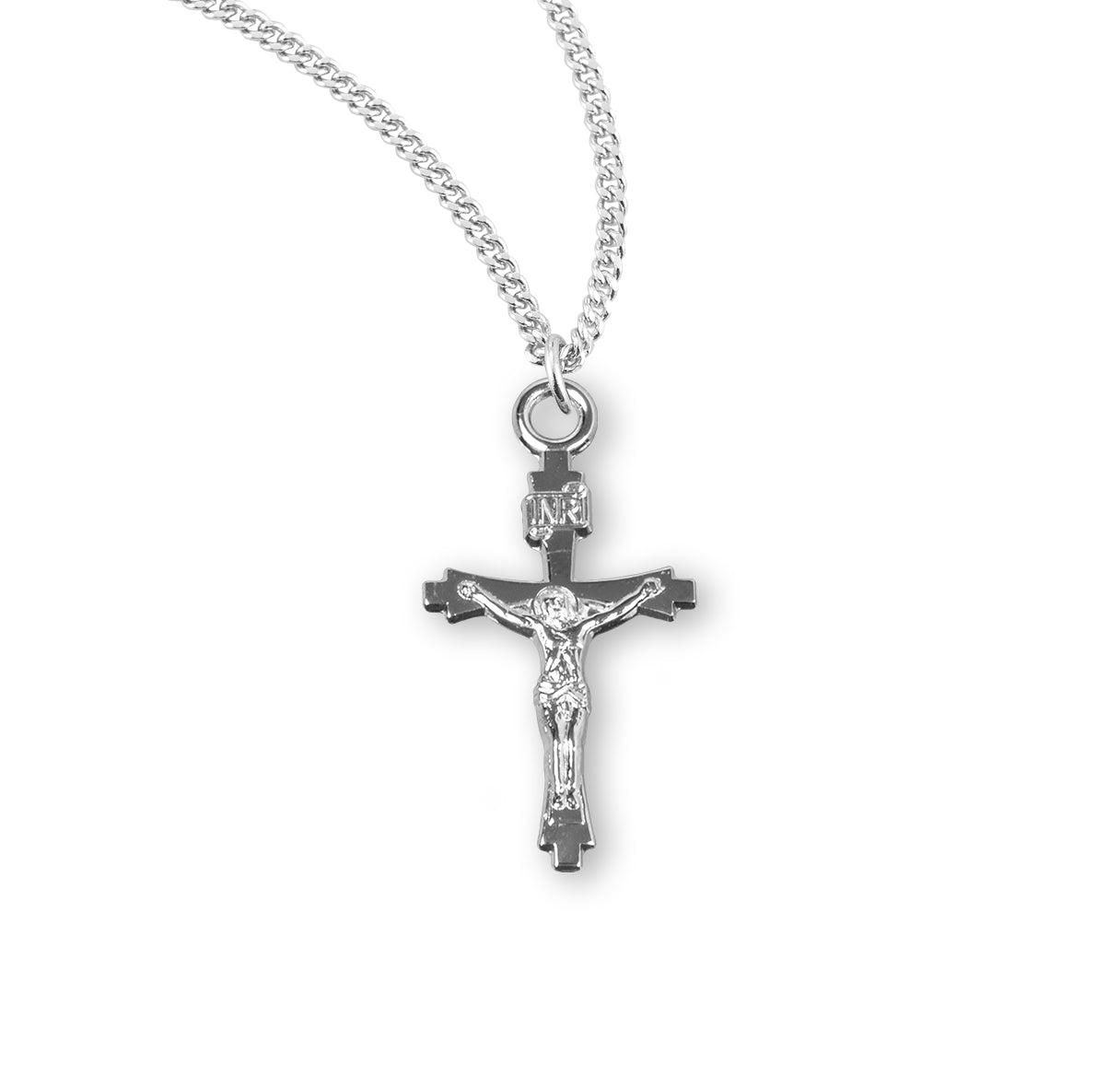 Sterling Silver Small Plain Cfx 13" Ch-Bxd