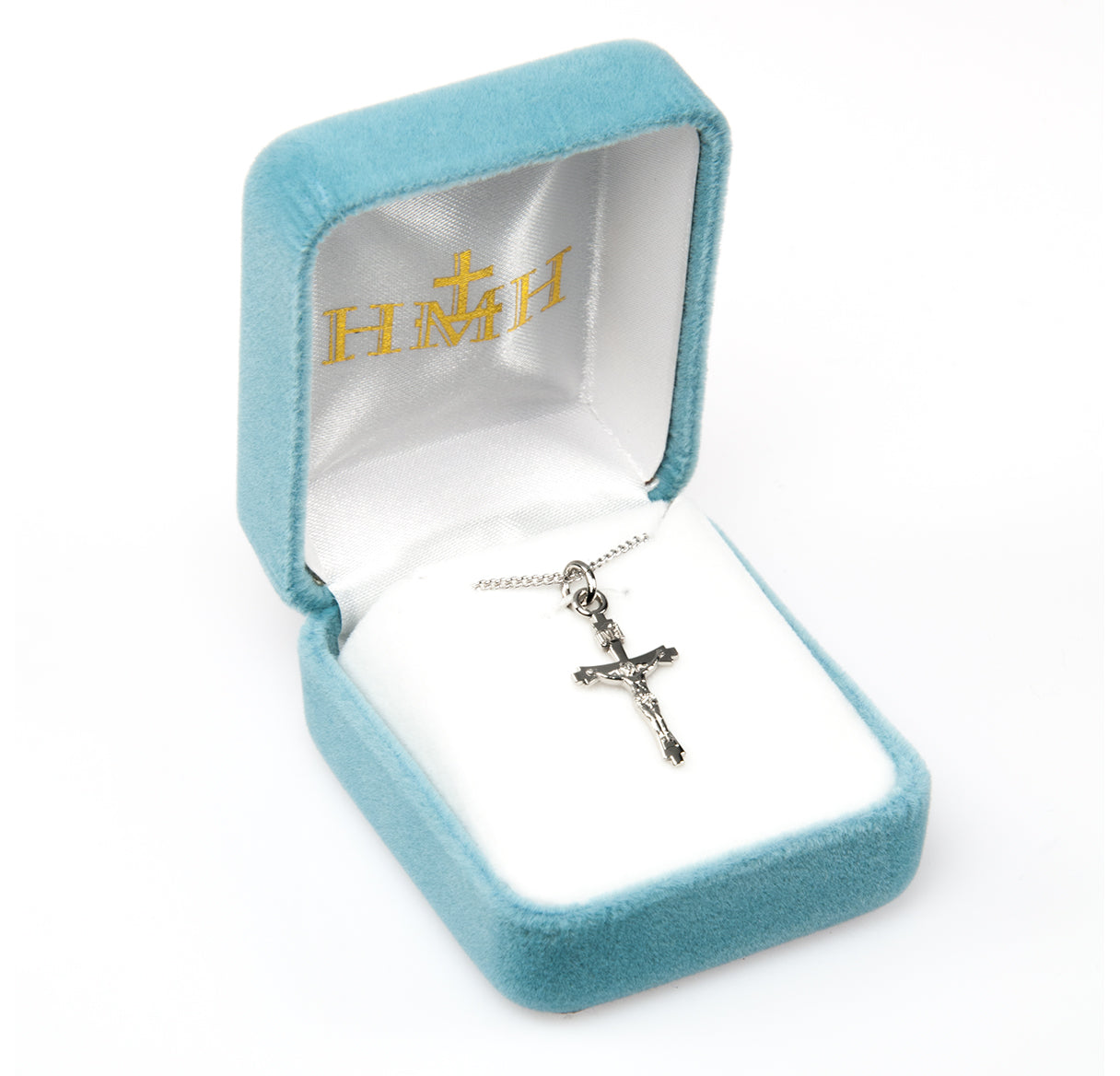 Flare Tipped Sterling Silver Crucifix