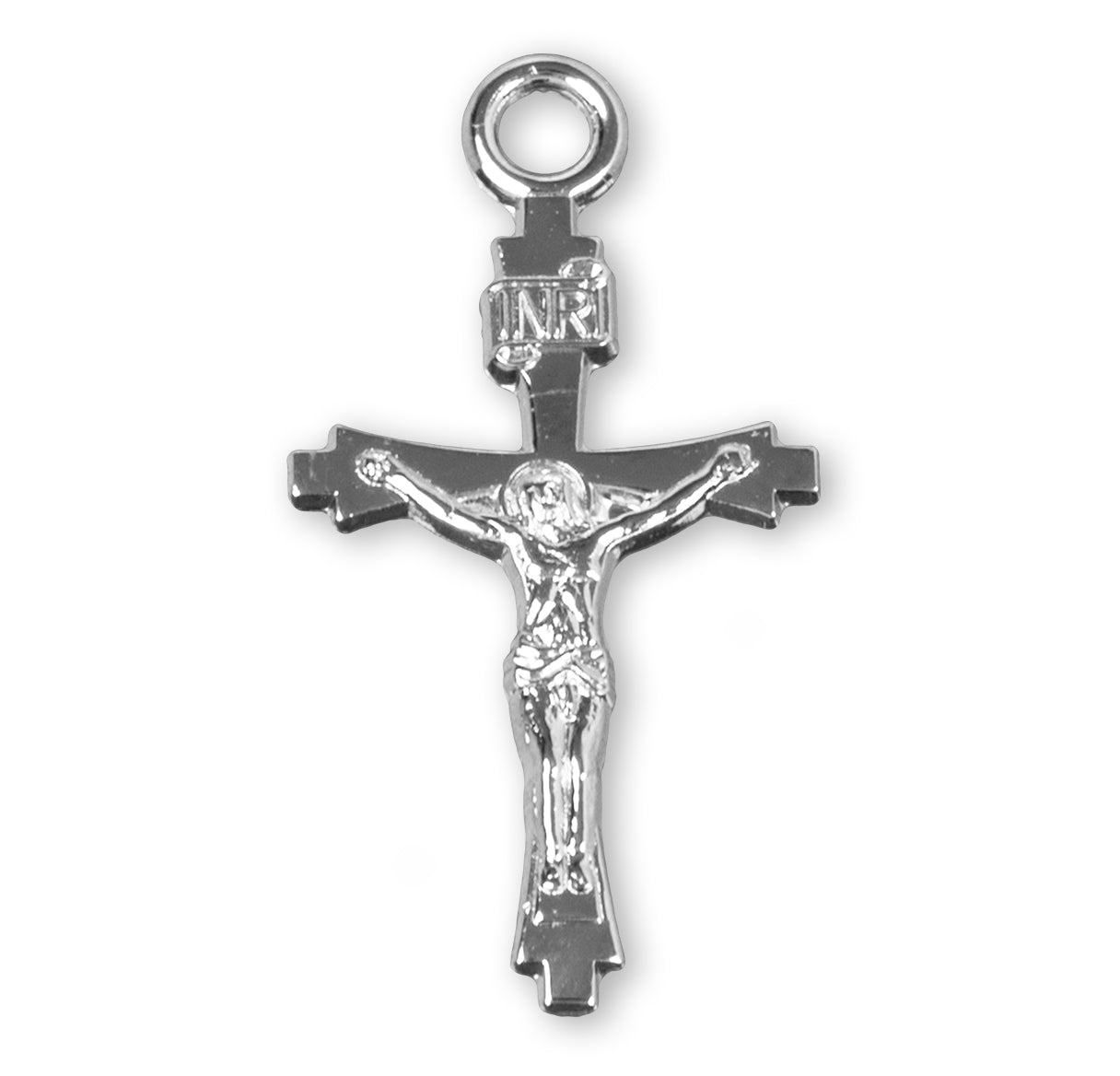 Sterling Silver Small Plain Cfx 13" Ch-Bxd