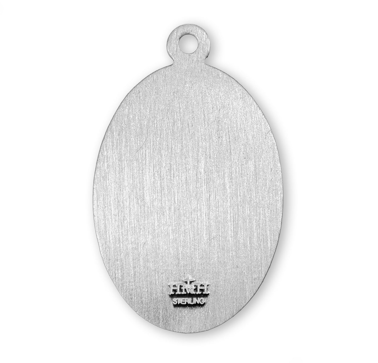 Patron Saint Gabriel Oval Sterling Silver Medal