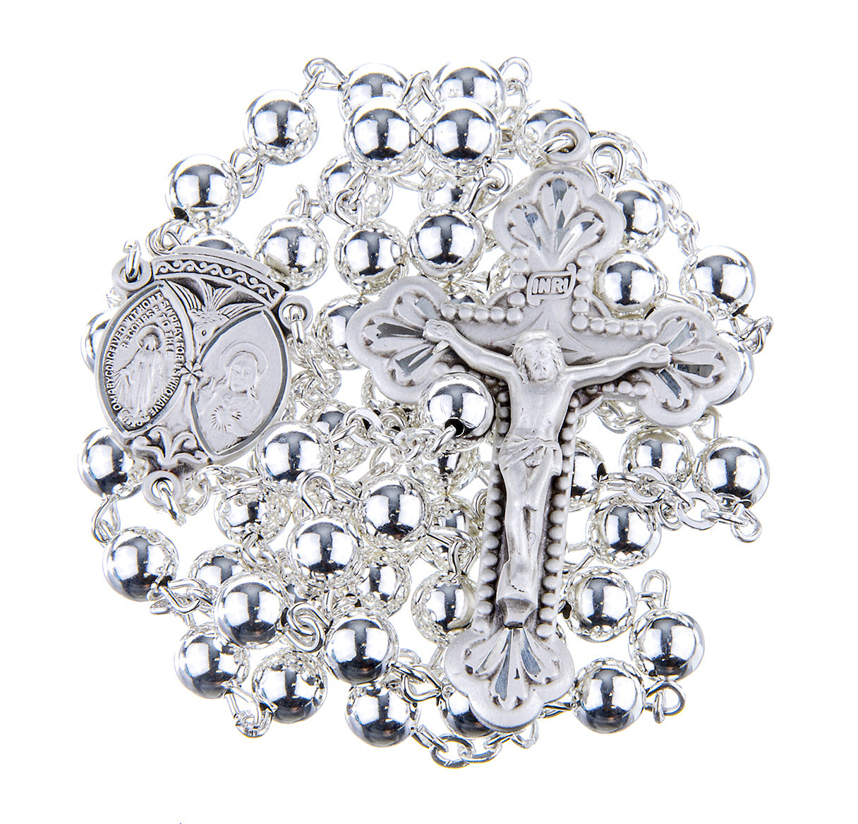 High Polished 6mm Sterling Silver Round Beads