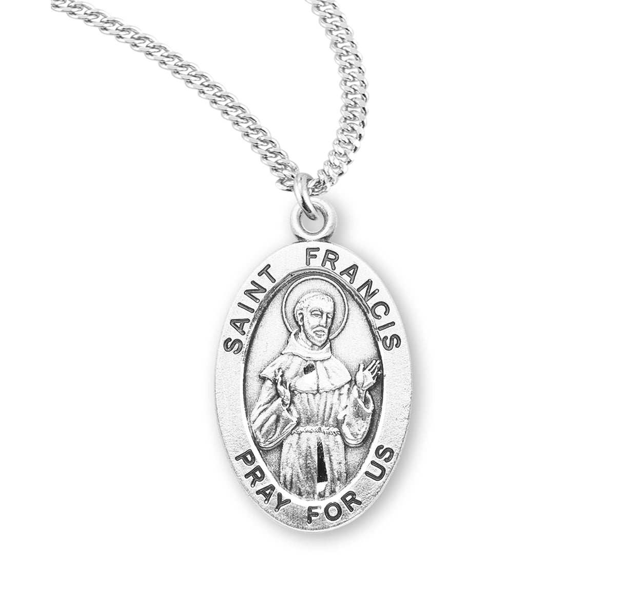 Sterling Oval St Francis 18" Ch-Bxd