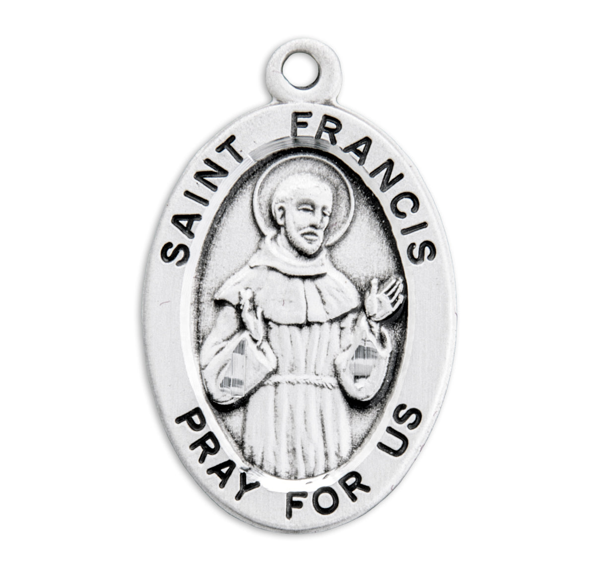 Sterling Oval St Francis 18" Ch-Bxd