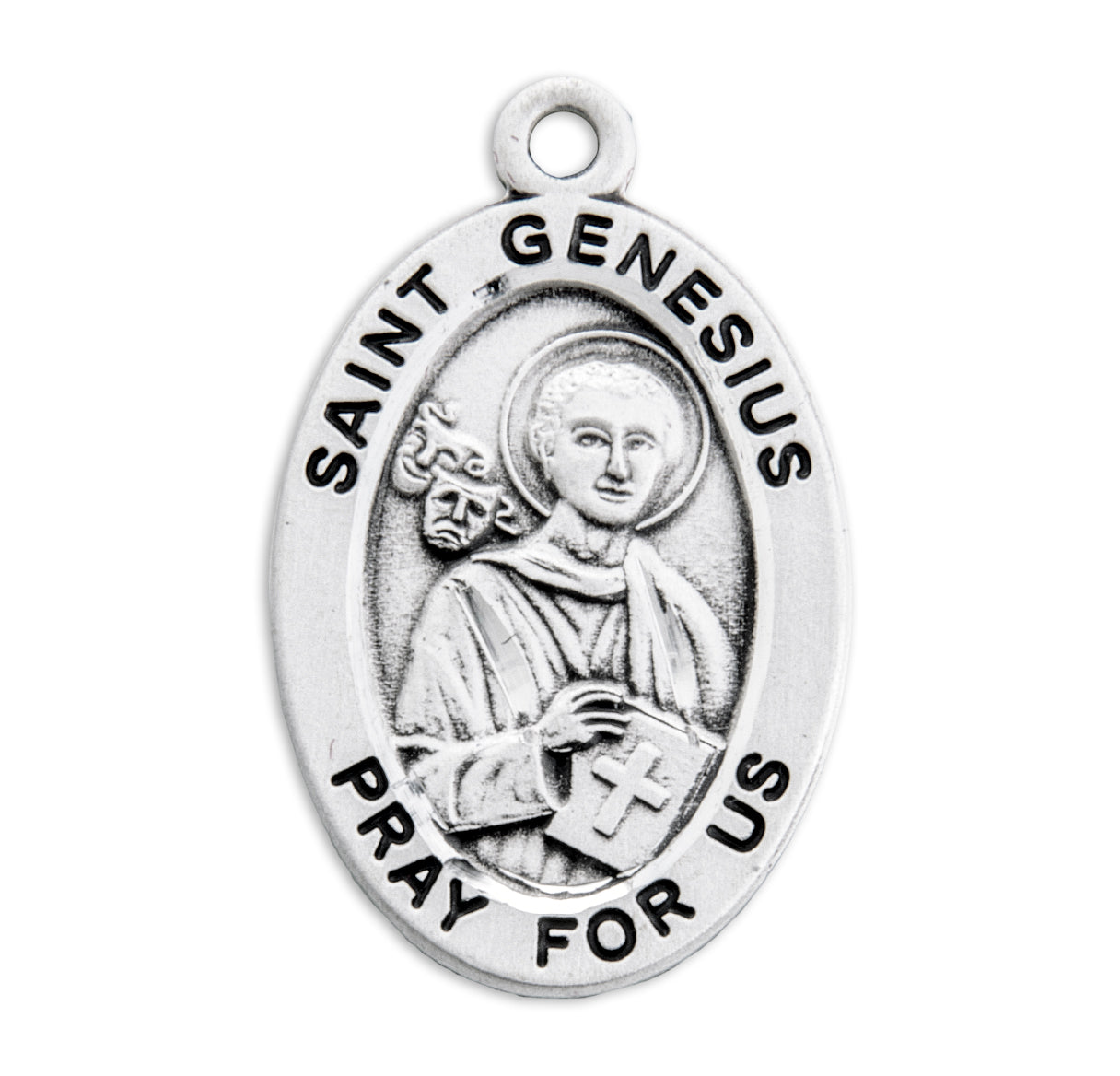 Sterling Oval St Genesius 18" Ch-Bxd
