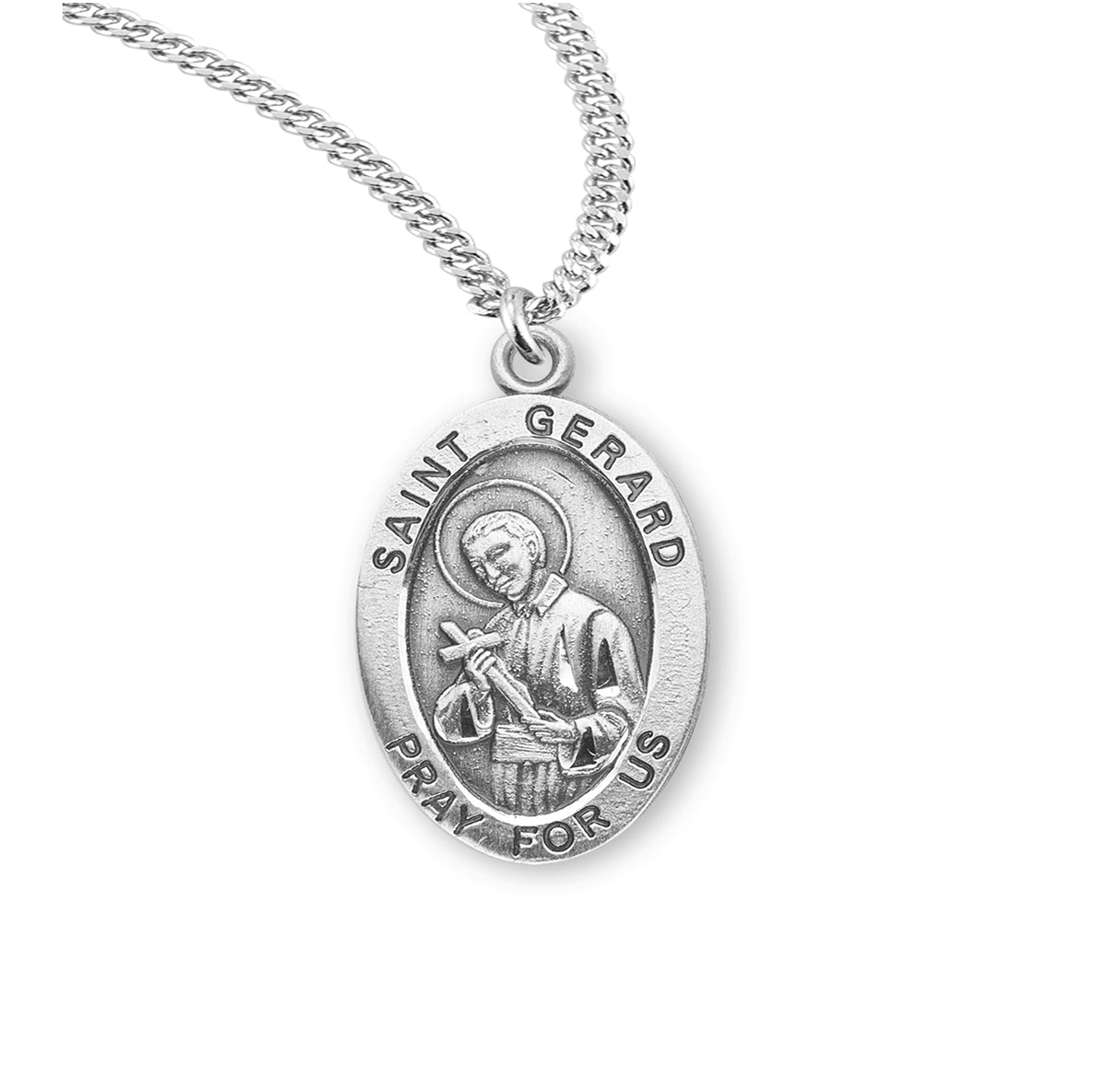 Sterling Oval St Gerard 18" Ch-Bxd