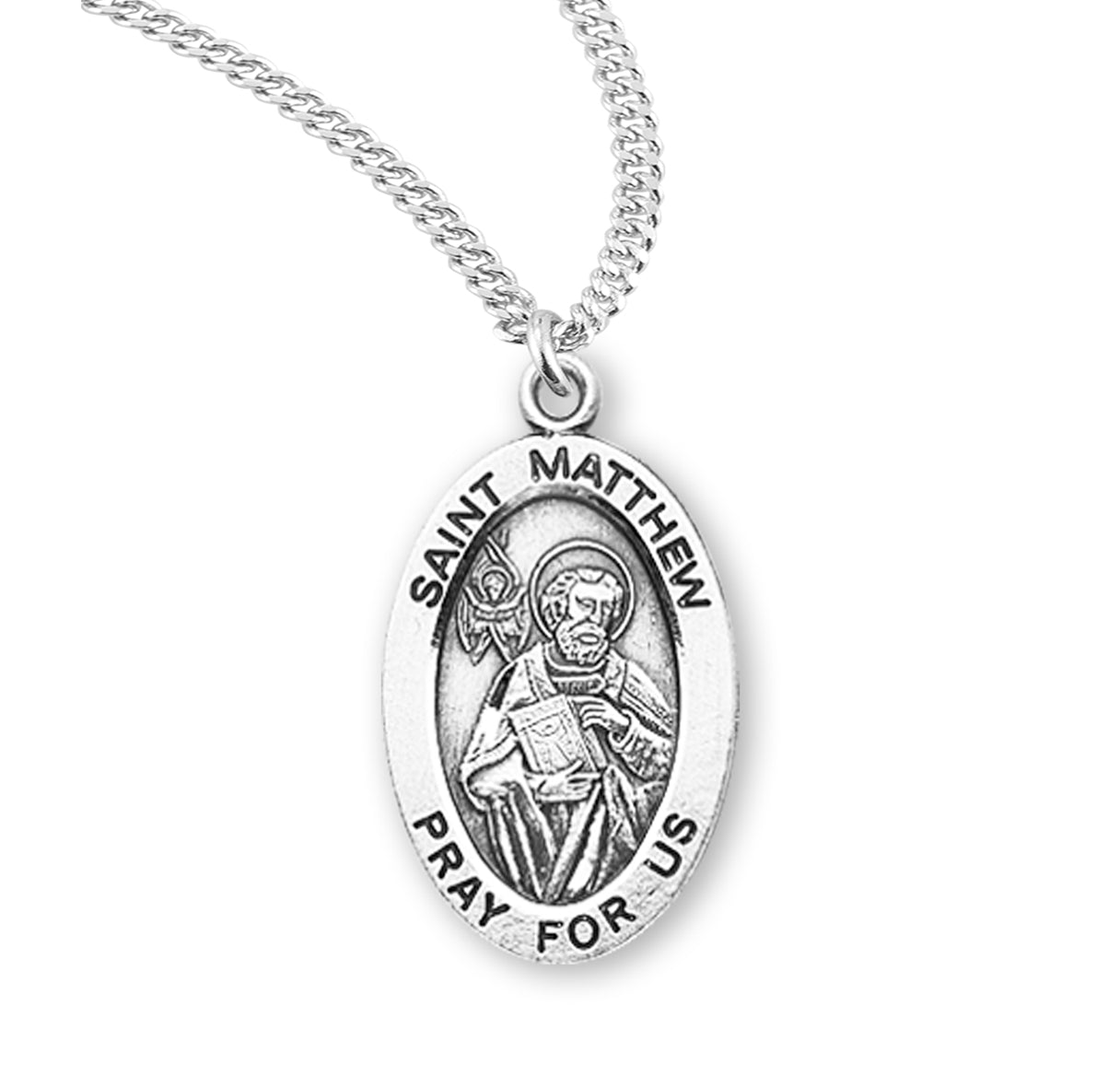 Sterling Oval St Matthew 16" Ch-Bxd