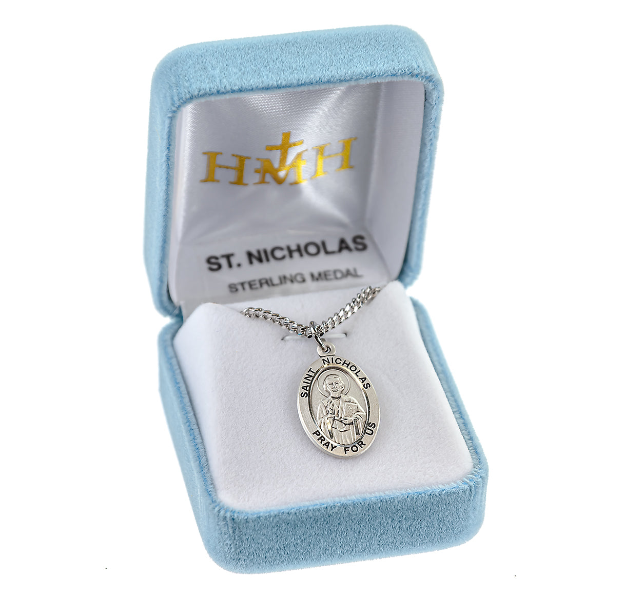 Sterling Oval St Nicholas 18" Ch-Bxd