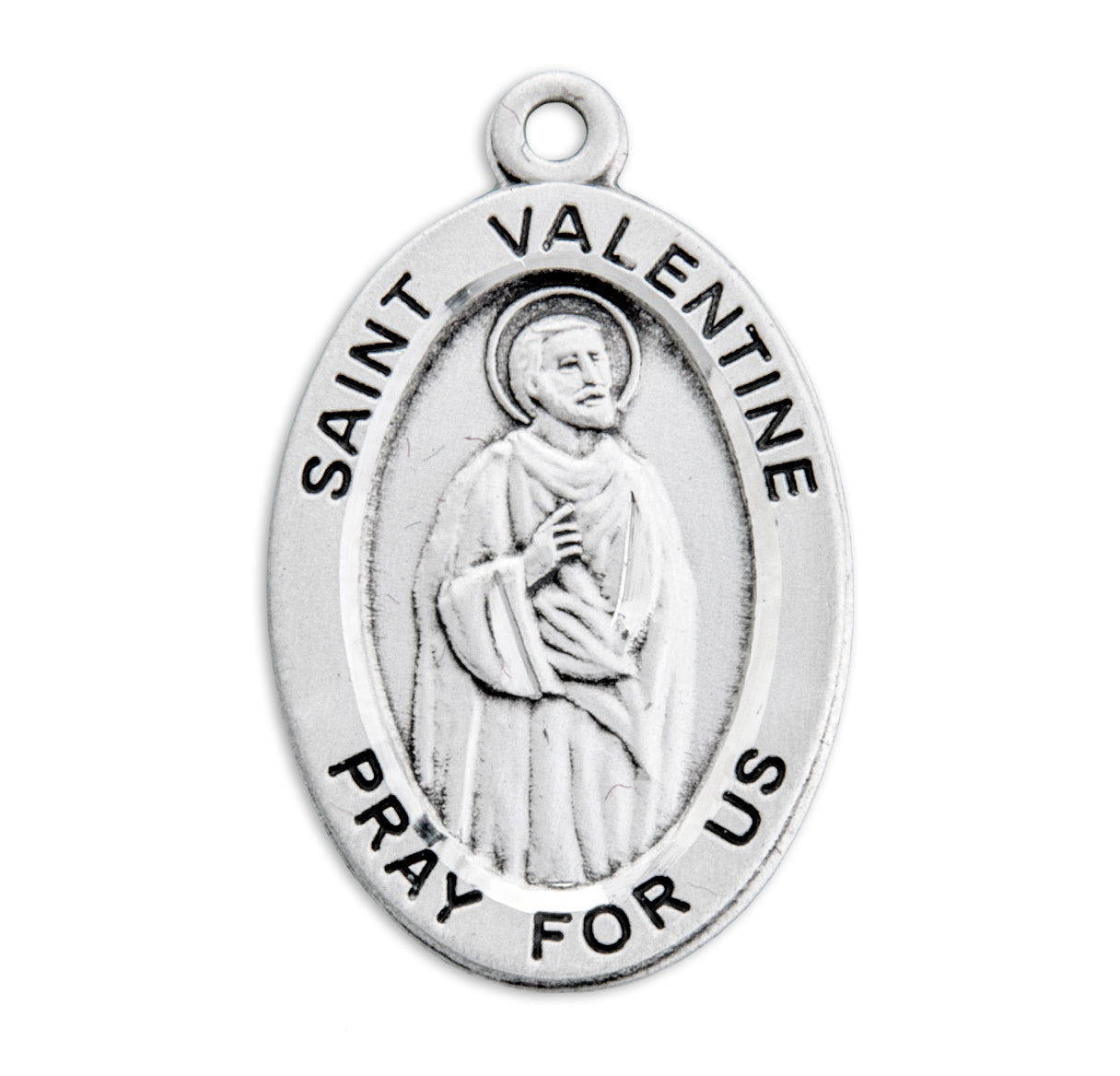 Sterling Oval St Valentine 18" Ch-Bxd