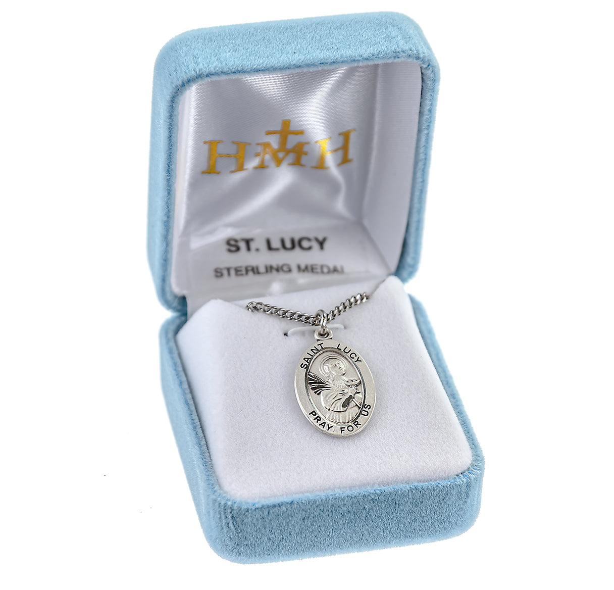 Sterling Oval St Lucy 20" Ch-Bxd