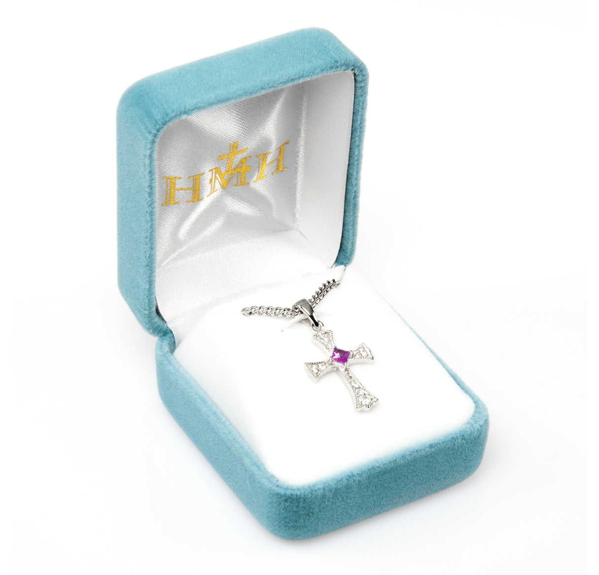 Sterling Silver Cubic Zirconia's "CZ's" Cross