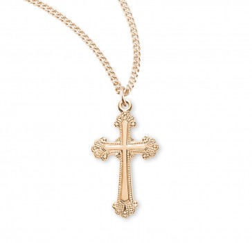 Gold Over Sterling Silver Cross