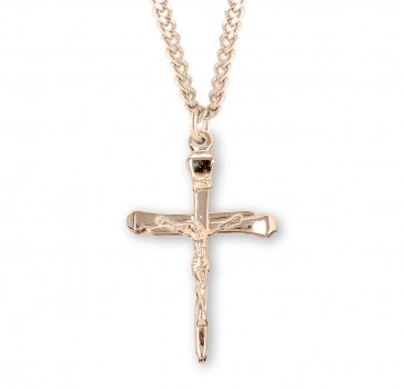 16kt Gold Over Sterling Lrg Nail Cfx-*24" Ch-Bxd