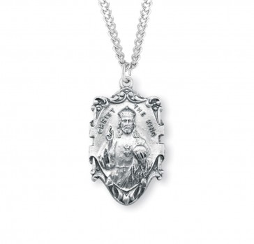 Christ the King Sterling Silver Medal