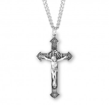 Sterling Silver Rosary Cfx 24" Ch-Bxd