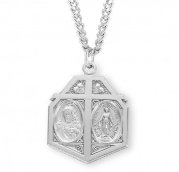 Sterling Silver Scap/Mirac-*24" Ch-Bxd