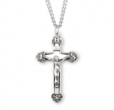 Sterling Silver Rosary Cfx 24" Ch-Bxd
