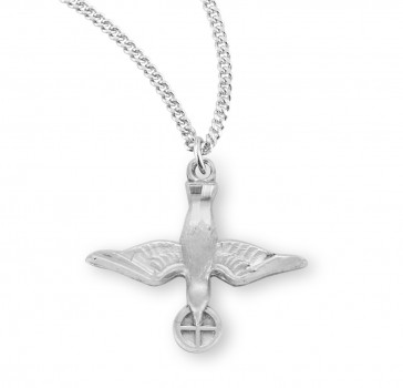 Holy Spirit Sterling Silver Medal 