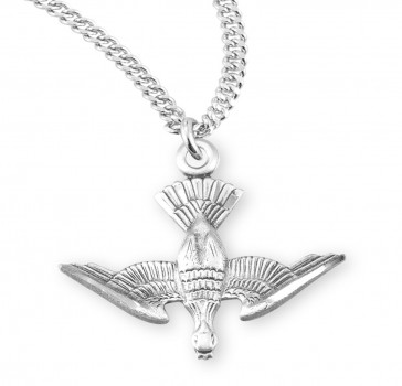 Sterling Silver Holy Spirit 20" Ch-Bxd