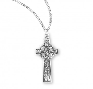 Sterling Silver Irish Celtic cross 